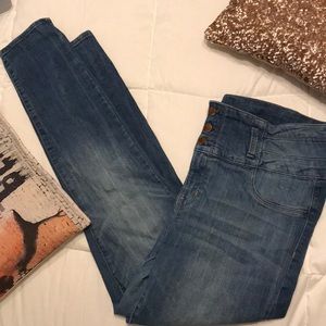 Charlotte Russe High-waisted denim jeans!
